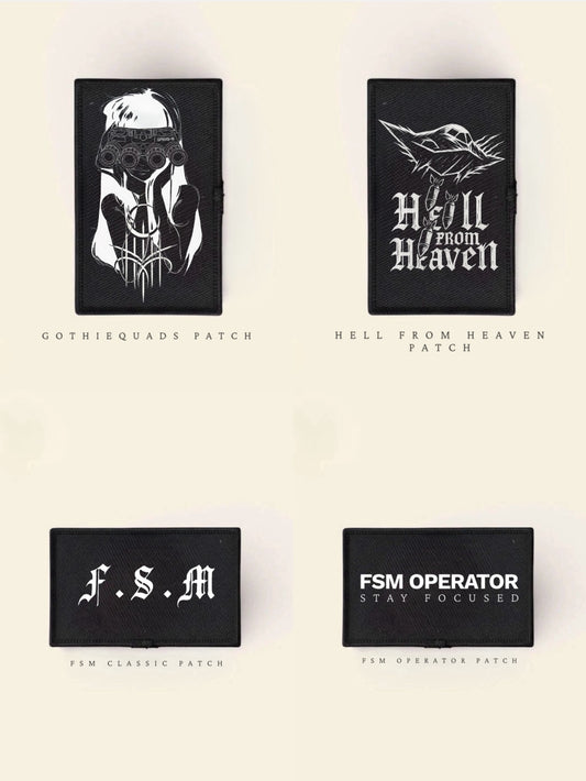 [ OUT OF STOCK ] FSM PACK COMPLETE COLLECTION VELCRO PATCHS - PREORDER